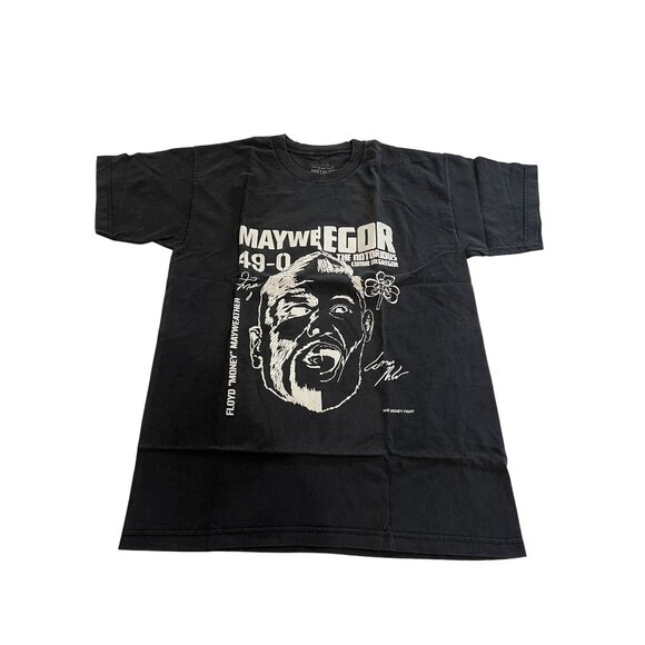 Floyd Mayweather Conor McGregor The Money Fight Cha Cha T-Shirt in Black - Picture 1 of 4